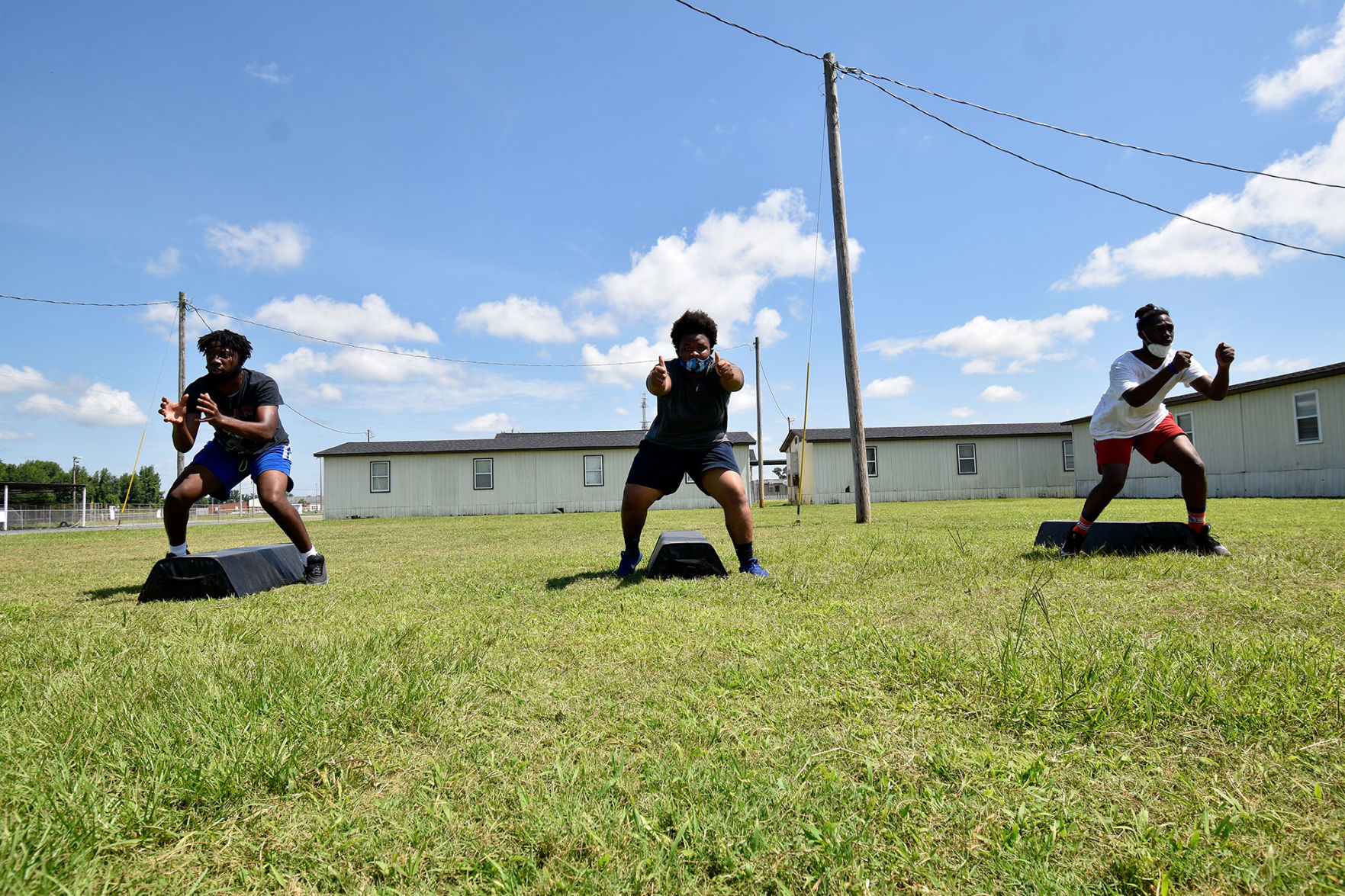 Lake City HS Football Conditioning